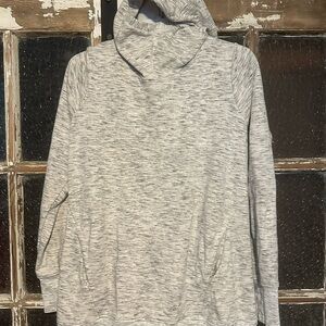 90 Degree By Reflex Light Gray Hoodie